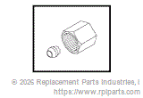 RPI Part #RPK628 - COMPRESSION NUT & SLEEVE - 1/8