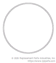 RPI Part #RPO848 - O-RING (RIB COVER GASKET)