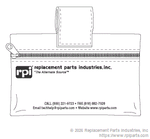 RPI Part #RPP634 - ACCESSORY POUCH