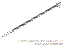 RPI Part #RPT085 - CABLE TIE (8” BLACK) 