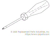 RPI Part #RPT151 - POZIDRIV® SCREWDRIVER #1