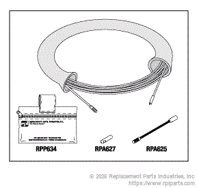 RPI Part #RPT620 - PLASTIC TUBING SNAKE