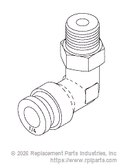 RPI Part #RXF037 - SWIVEL ELBOW (1/4