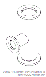 RPI Part #RXF078 - VACUUM REDUCER TEE (1