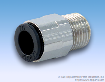 RPI Part #RXF117 - MALE CONNECTOR (1/4