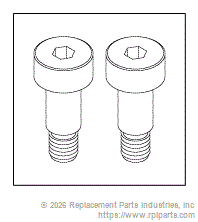 RPI Part #RXH026 - SHOULDER SCREW (M6 x 10mm lg.)