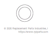 RPI Part #RXO100 - O-RING