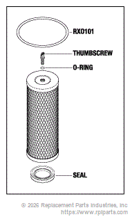 RPI Part #SDF061 - OIL MIST FILTER CARTRIDGE