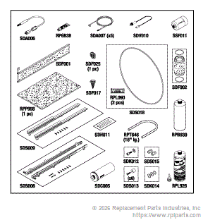 RPI Part #SDK003 - PM-2 KIT (ADIXEN/PFEIFFER PUMP)
