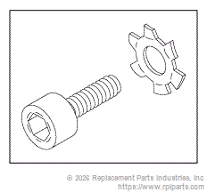 RPI Part #SDK012 - FEEDTHRU SCREW WASHER KIT