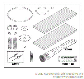 RPI Part #SDK090 - INJECTOR ASSEMBLY REBUILD KIT