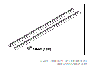 RPI Part #SDR035 - GUIDE RAILS