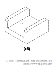RPI Part #SDS056 - SPACER ELECTRODE (SIDE)