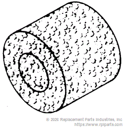 RPI Part #SKF005 - FELT FILTER 