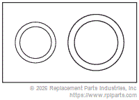 RPI Part #SSK036 - CHECK VALVE O-RING KIT