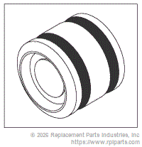 RPI Part #SSV004 - CHECK VALVE (CK-5, 6 & 7)