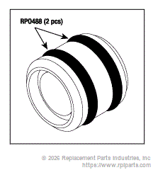 RPI Part #SSV055 - CHECK VALVE (CK5, 6, 7)