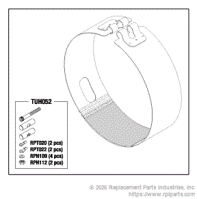 RPI Part #TUH016 - HEATER ELEMENT