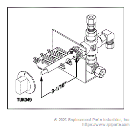RPI Part #TUV098 - MULTI-PURPOSE VALVE