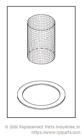 RPI Part #VPE004 - STRAINER ELEMENT