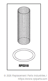 RPI Part #VPE012 - STRAINER ELEMENT