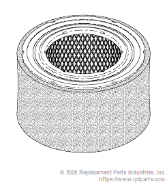 RPI Part #VPE184 - FILTER ELEMENT