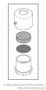 RPI Part #VPF066 - FILTER ASSEMBLY