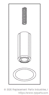 RPI Part #VPK006 - SOLENOID VALVE REPAIR KIT