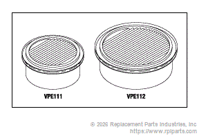 RPI Part #VPK110 - PM FILTER KIT