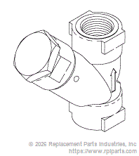 RPI Part #VPS011 - STRAINER (WATER-1/4