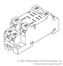 RPI Part #VPS163 - RELAY SOCKET