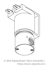 RPI Part #VPV038 - SOLENOID VALVE ASSEMBLY