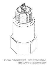 RPI Part #VPV063 - VACUUM RELIEF VALVE (3/4