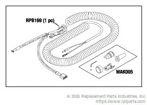 RPI Part #WAK003 - COILED CORD KIT
