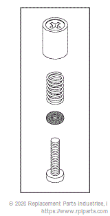 RPI Part #WCK006 - PRESSURE RELIEF BUTTON KIT