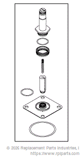 RPI Part #WCK019 - SOLENOID VALVE REPAIR KIT