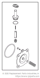 RPI Part #WCK028 - SOLENOID VALVE REPAIR KIT