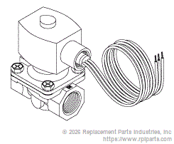 RPI Part #WCV023 - SOLENOID VALVE