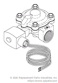 RPI Part #WCV026 - SOLENOID VALVE