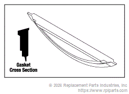 RPI Part #mig036 - DAM GASKET